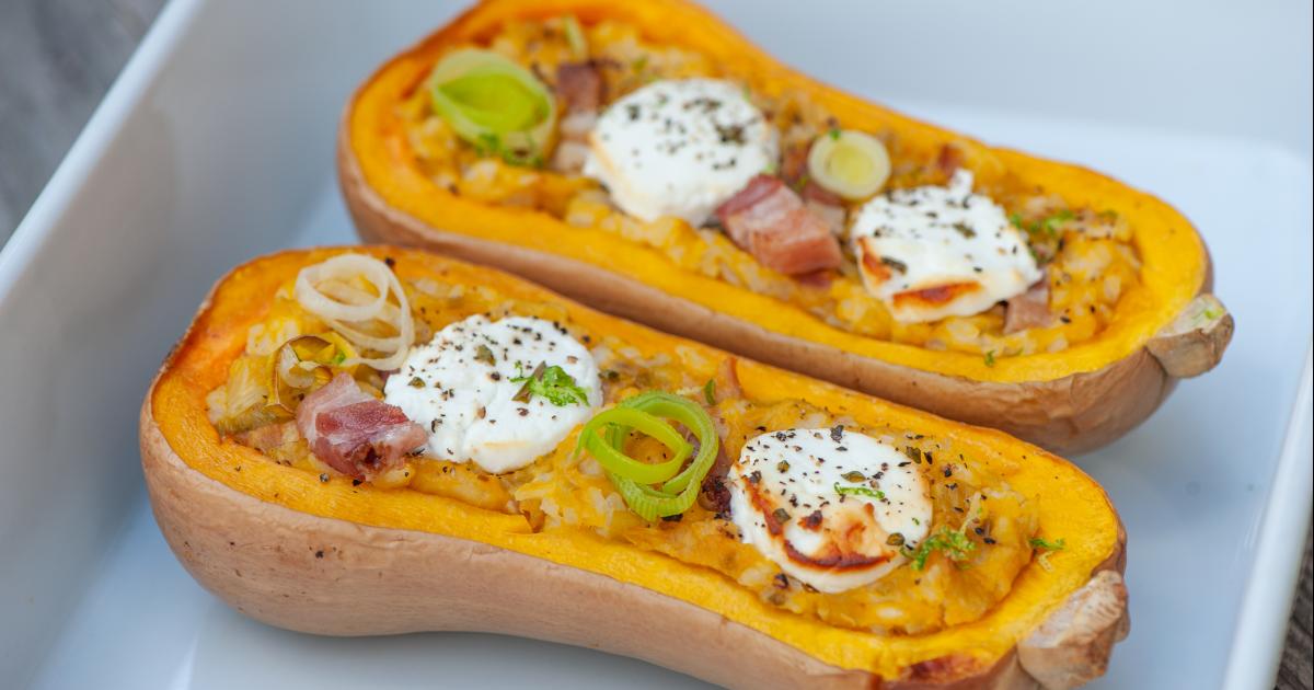 Butternut Farcie Aux Poireaux Recette Prince De Bretagne 